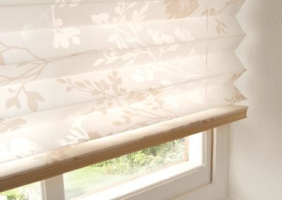 Floral Pleated Blinds